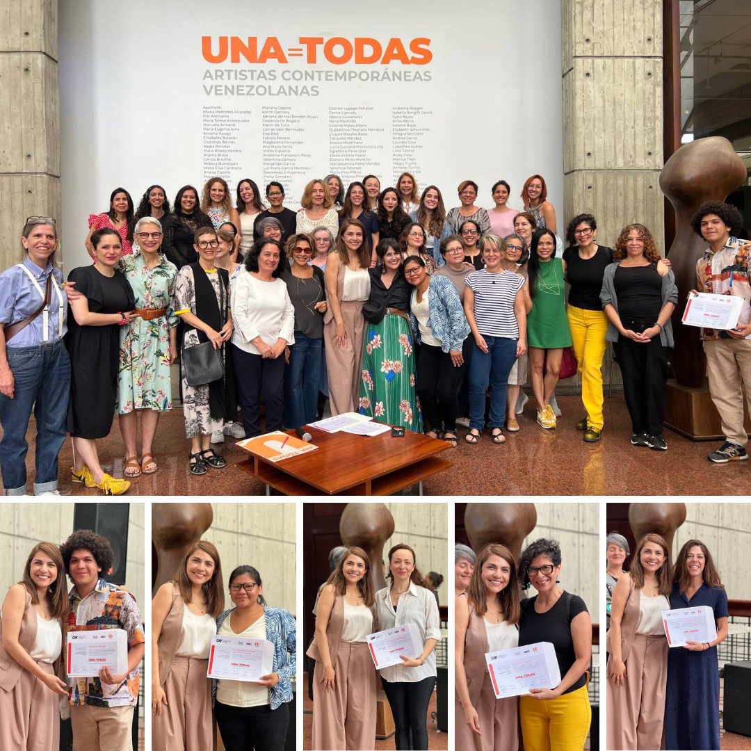 Nuestra Secretaria General, <a href="/aleclarosborda/">Alejandra Claros</a>, lideró el equipo de <a href="/AgendaCAF/">CAF</a> en la entrega de premios y certificados a las ganadoras del Concurso de Arte Contemporáneo Creadoras en la Galería de Arte Nacional en Caracas, 🇻🇪.

"Este evento ha sido un espacio invaluable para