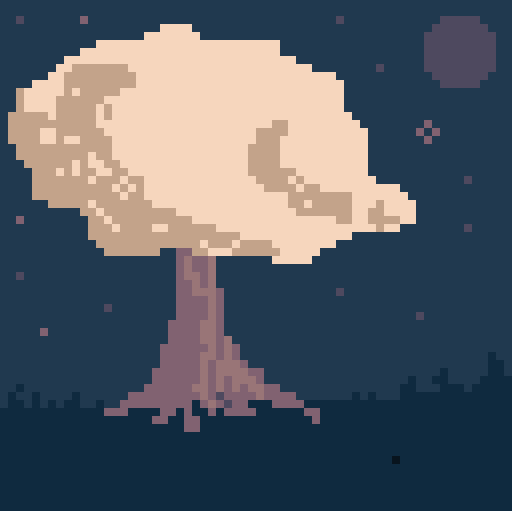 That one probably the first try of making something bigger than 10x10. Made it a year ago. #Pixelart #digitalart