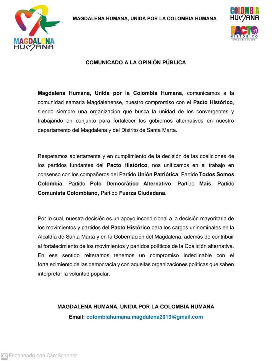 lluiskcormane's tweet photo. El Acuerdo Nacional que propone el presidente @petrogustavo debe llegar a las regiones y los territorios. El Magdalena y Santa Marta no debe ser inferior a la tarea encomendada. Estaremos en lado del Presidente y su reforma que deben llegar y fortalecerse en el Dpto y Distrito https://t.co/bnbl0qM7T5