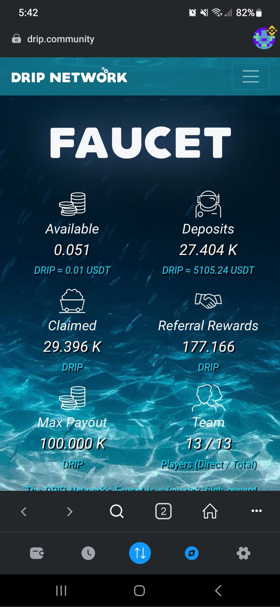 Maxed out just in time for DDD!!!!💧💧
#dripnetwork
#Crypto 
#DeFi