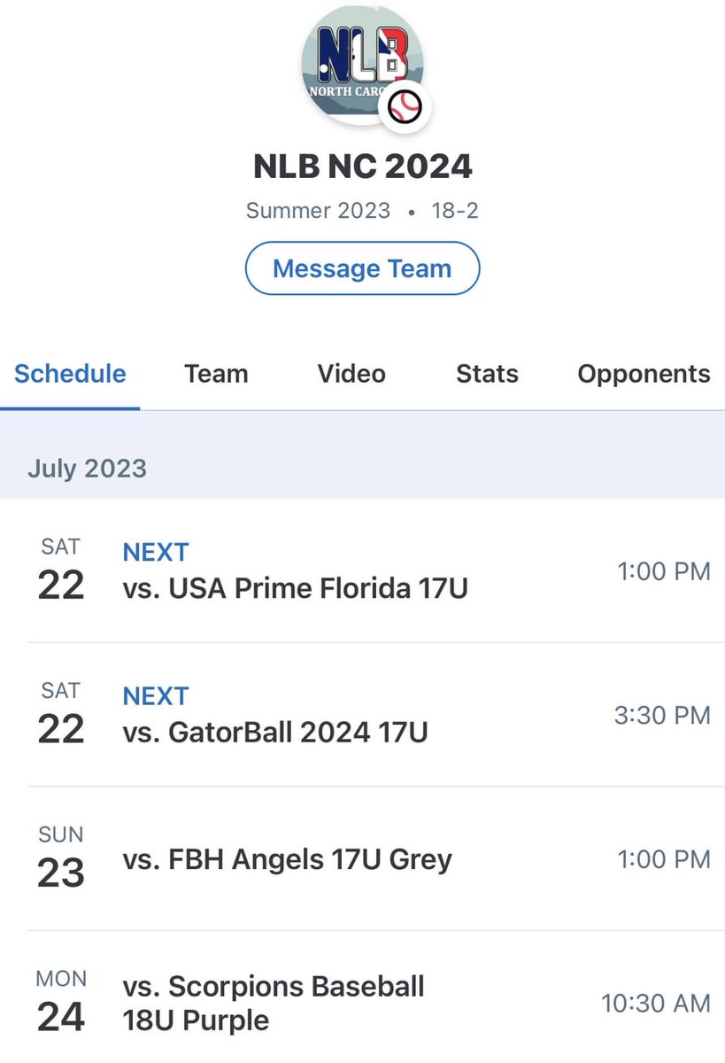 jack_fabin's tweet photo. Looking forward to the last tournament of our summer season with @nextlevelbbnc at the @ProspectWire Summer championship this weekend. Letโs bring home the ๐boys! #NLBway #refusetolose #uncommited #flatgroundpitching https://t.co/al0z0NI6oA