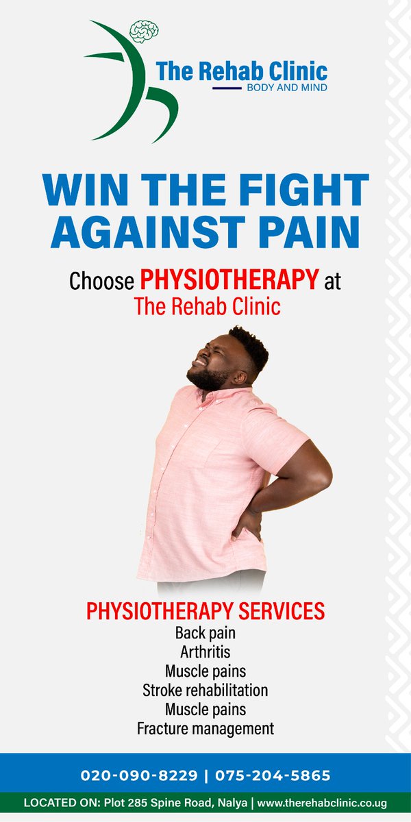 @wekesa_amos Don't let pain hold you back🤗🤗
#physiotherapy #sportstherapy #pain #injury #rehabilitation  #therehabclinic