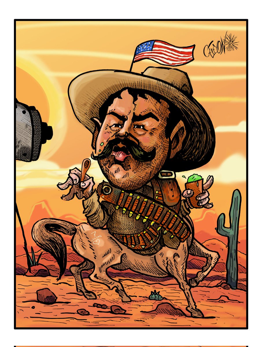 CaleonMonero's tweet photo. #Caleon #PanchoVilla @LibreriaRius @meta_elsiglo @heraldodemexico @ElFinanciero_Mx @ElTiempo_Mx @Milenio @vanguardiamx @PeriodicoZocalo @CaricaturaMuseo https://t.co/ZUT8Vb9LtW