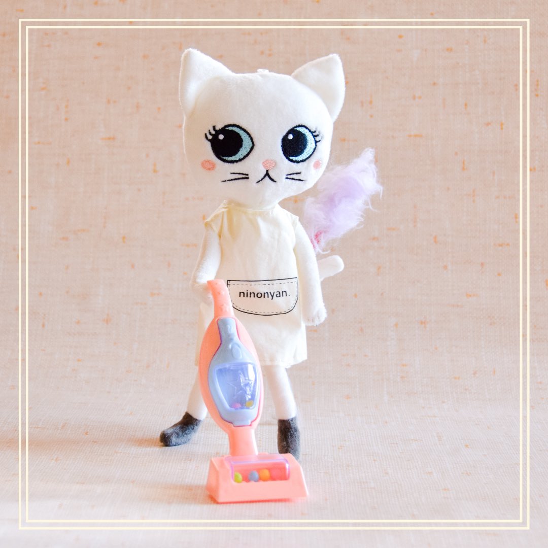 おはようございますニャ☀️

今朝は涼しくて朝からお掃除がはかどったよ☺︎

皆さまが今日1日心地良く過ごせますように🍀

ではではまたニャ🐱💓

#ぬい撮り
#ぬいぐるみの時間
#ninonyan #猫の着せ替え人形