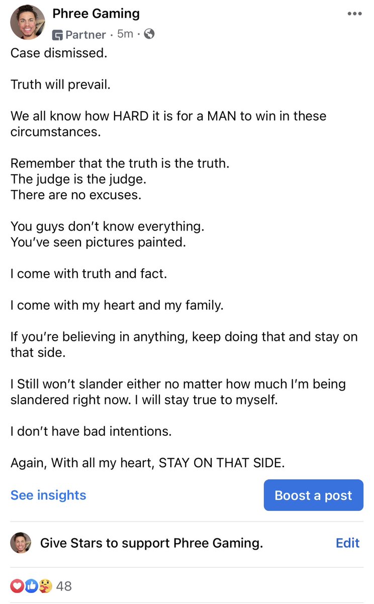 PhreeGaming's tweet photo. Case dismissed.

Truth will prevail. 

Read this very carefully. 

Again, stay on that side. https://t.co/vQwlCnsiSv