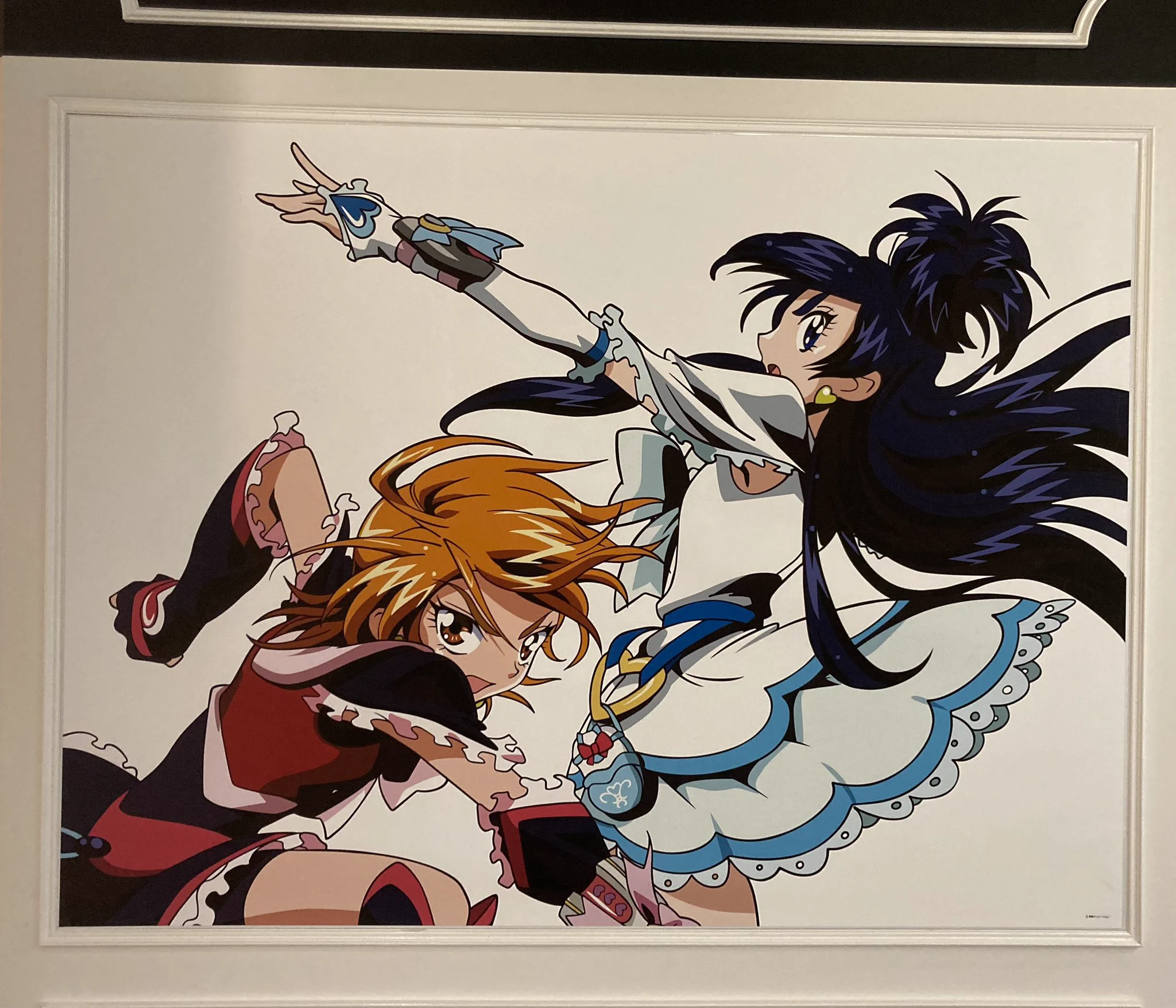 中古品 プリティストアオンライン限定 額入り複製原画 ふたりは