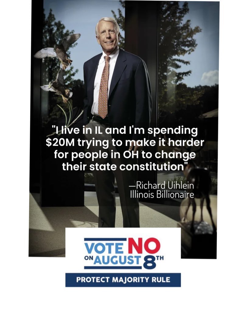 eriecountydems's tweet photo. @ohiolife The truth is: Here is your #RadicalElite. #KnowTheFacts #VoteNoAugust8th #VoteNoOnIssue1 #EarlyVoteOhio
@eriecountydems @ohdemchairs @OHDems https://t.co/lIyb6LkMab