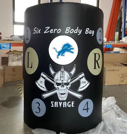 SixZeroAcademy's tweet photo. CHECK OUT THE ULTIMATE  TOOL FOR THE TRENCH! #SixZeroBodyBag @sixzeroequip helps promote proper tech by forcing knee bend, hip explosion & the player to use leverage! As a Coach you’ll never say “keep the bag down” again & it’s plenty big to work all different types of COMBO BLOCKS! Check out
https://t.co/ZJAa1SZOLw to see how to customize your bag & get rolling! @OU_CoachB @Coach_Dickey @CoachCRiles @CoachDanLanning @105CoachTerry @GarinJustice @CoachCKap @CoachJFrye @scotthuffUW @CoachMGoff @CoachWozniakTE @KirkBarron73 @BigWillie7179 @andregurode65 @ASnyds68 @BigDuke50 @CoachKaufusi @CoachDiribe96 @coachjoshheupel @coach_bnapier @TheRealCoach_JB @SeanUnfiltered @Derek_Wolfe95 : @DeionSanders @ob_buffaloes @CoachMattRhule @Coach_Knighton @Coach_Walters @calebwilson @jrbennet