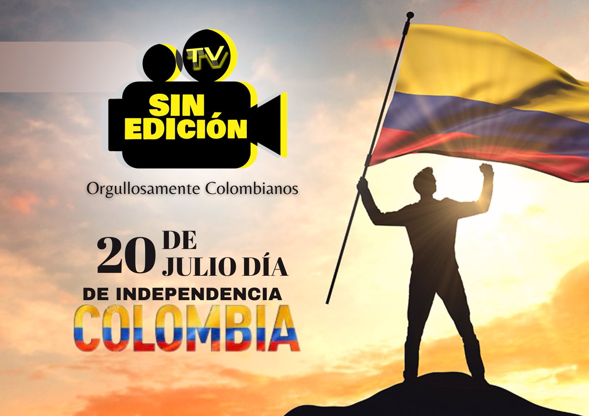 Tvsinedicion's tweet photo. #DiaDeIndependencia 🇨🇴
Orgullosamente Colombianos https://t.co/d7RYDbLmsl