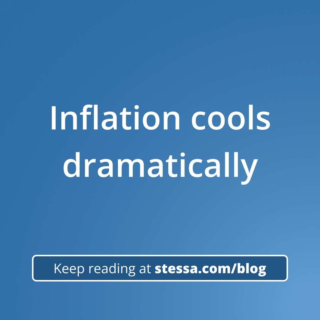 stessaHQ's tweet photo. In this week's #StessaHQ newsletter:

 📉 Inflation at two-year low
🏡 Housing prices
💰 Rent update

Read more: https://t.co/w5lXJnbBjl https://t.co/LxP2kjDbsy
