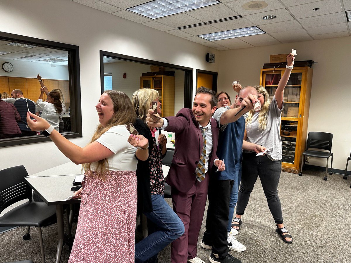 iueast_soe's tweet photo. Even the big kids have fun learning at the IUE School of Ed! A row of Alphas throwing down their stippers. #BafaBafa https://t.co/sRqr0UYFLm