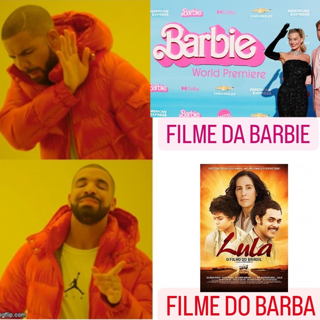 Filme da Barbie tô fora ....