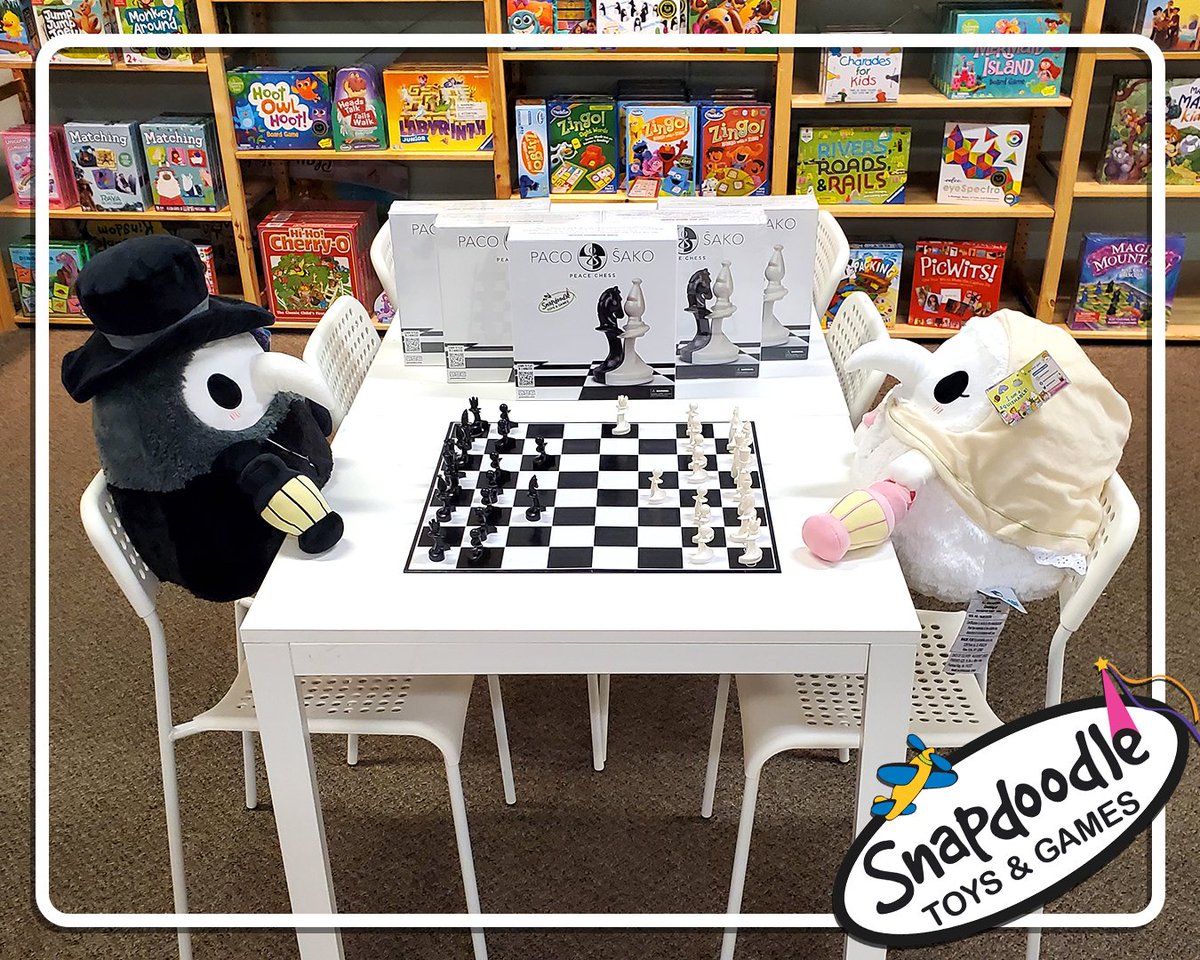 SnapdoodleToys's tweet photo. Happy International Chess Day! 

Join us in honoring the history of chess and the invaluable lessons it imparts—patience, critical thinking, and graceful defeat. Let's make a move, and keep the love for this classic game alive! https://t.co/3BbnNHYdQx