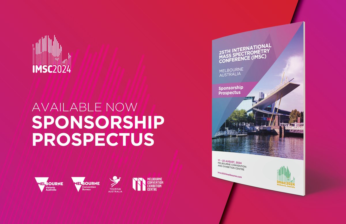 In case you missed it, the #IMSC2024 Sponsorship Prospectus is available now. Limited sponsorship opportunities are available.

View the prospectus: imsc2024melbourne.com/sponsors

#TeamMassSpec #MassSpectrometry #MassSpec #IMSF