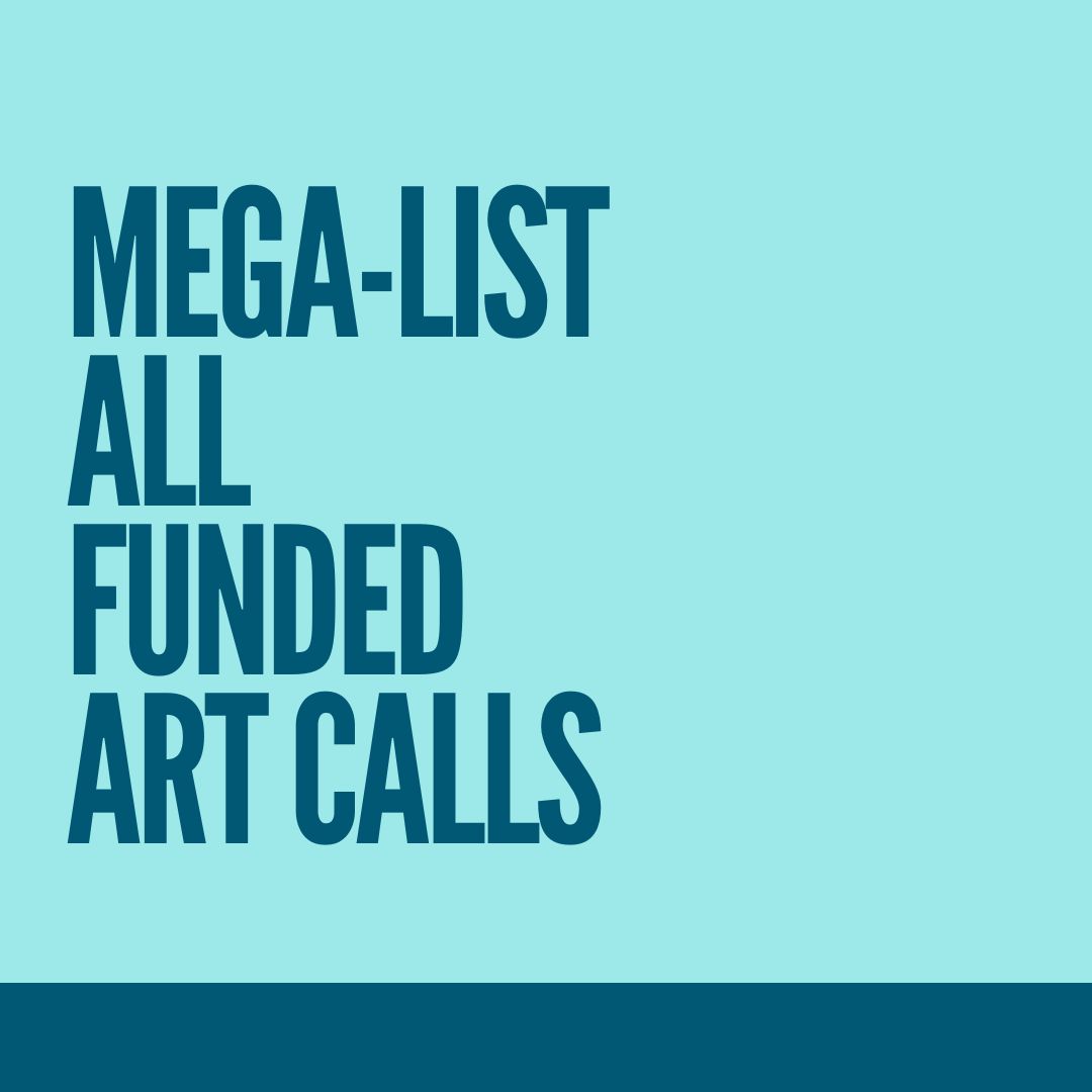 The next massive megalist is coming Sept 1! Megalists have 150+ funded art calls from all over USA + Canada for solo & group exhibitions/ residencies/ public art/ awards/ grants/ private foundation funds/ city commissions/ acquisition calls/ etc. Sign-up: pilotartlist.com