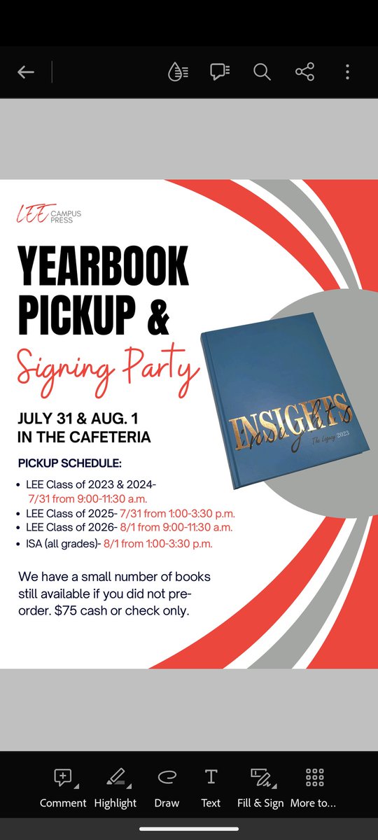 Globies! Here are the details for yearbook distribution!