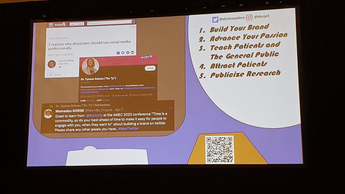 Ed Mariano, MD, MAS, FASA, FASRA 🇺🇸🇵🇭 (@emarianomd) on Twitter photo Great tips from <a href="/drjohnpatton/">John W. Patton III, MD, MBA</a> on using social media as a physician #CSASummerConf23
➡️ can't always trust verified accounts now that it's "pay to play"
➡️ need physician voices to combat misinformation
➡️ follow simple rules especially protecting patient privacy Great tips from <a href="/drjohnpatton/">John W. Patton III, MD, MBA</a> on using social media as a physician #CSASummerConf23
➡️ can't always trust verified accounts now that it's "pay to play"
➡️ need physician voices to combat misinformation
➡️ follow simple rules especially protecting patient privacy