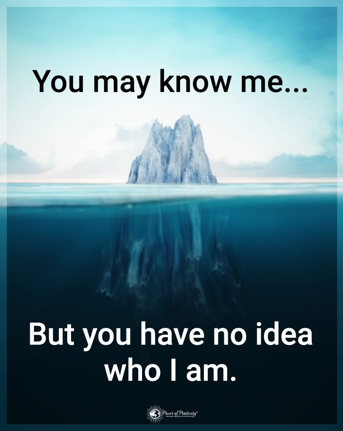 "You may know me..." #silence #value #SelfRepect #SelfWorth