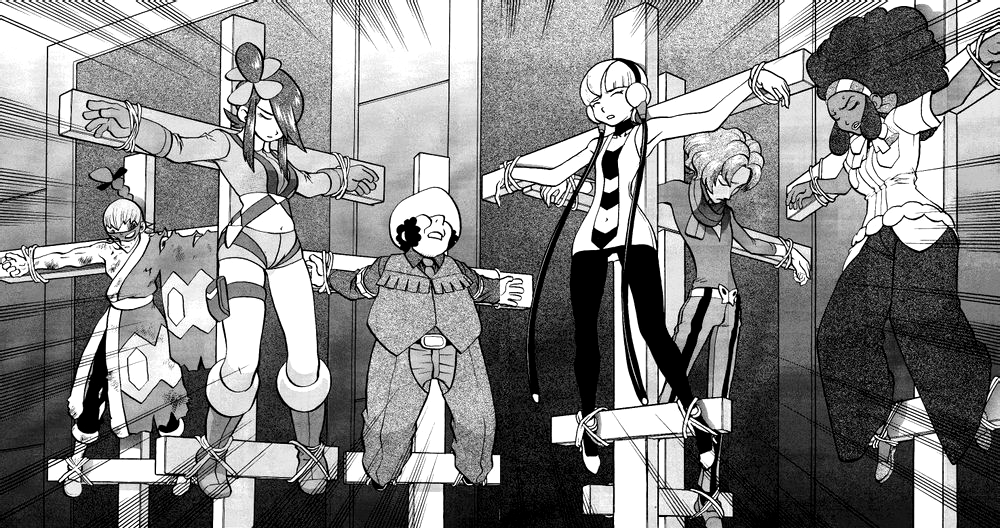 UltimaShadowX's tweet photo. Pokémon Adventures for B/W was fucking unhinged. https://t.co/QcBYuK1oaS