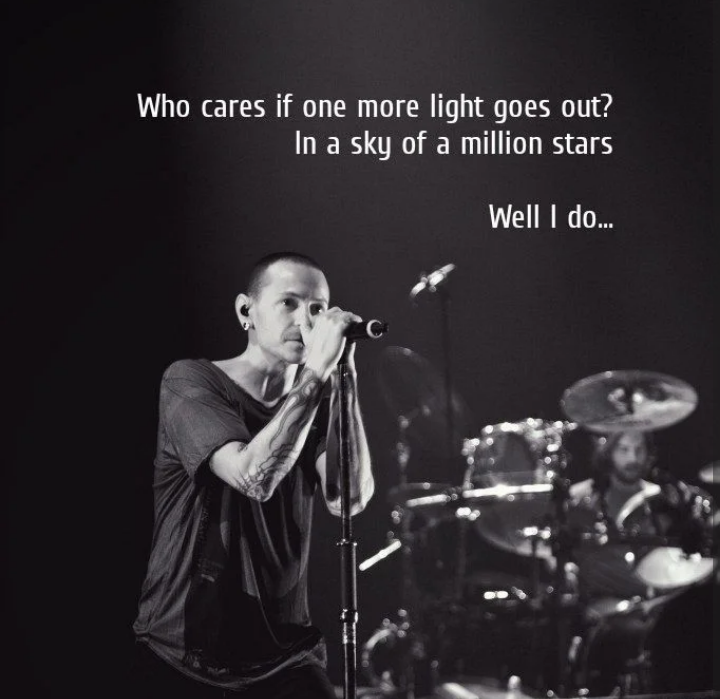 This one still cuts pretty deep.

Chester Bennington-March 20, 1976-July 20, 2017.