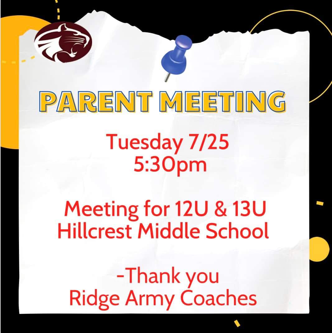 RidgeJrMtLions's tweet image. Come and meet your coaches.