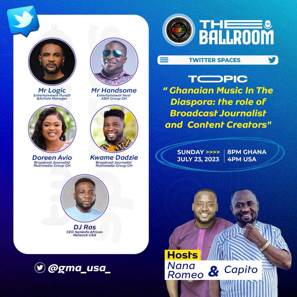 This Sunday in The Ballroom, join Season Journalists as they gather to talk about their role in the music industry in Ghana and the Diaspora!