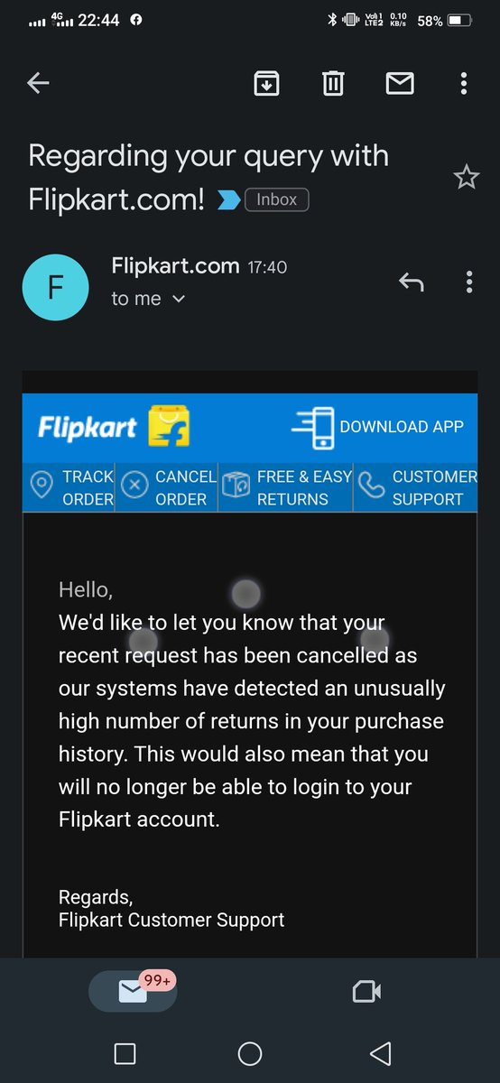 DeepP1926's tweet photo. @flipkartsupport @jagograhakjago  @Flipkart @consumersindia #cheat #fraud

Pls help me, seller on Flipkart cheating me,not returning money for the item received which is never ordered though Flipkart blocked me.
How disgusting this is. Even flipkart employees understand the issue https://t.co/HxDZlVejrh