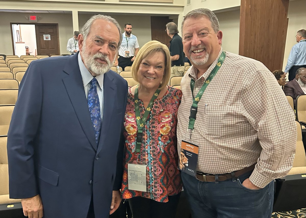 While attending the National Association of Christian Financial Consultants annual conference. We  had the honor and privilege of hearing and meeting former Arkansas Governor Mike Huckabee.  Thanks @cfd_investments for hosting this great conference.