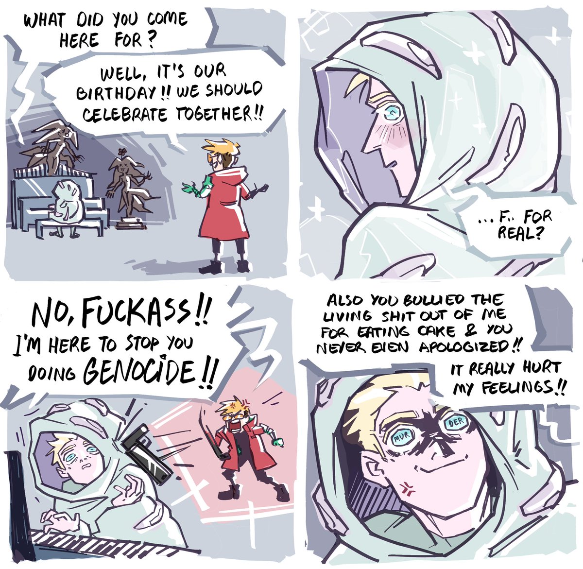 Millions Knives has Another Subpar Birthday #trigun #TRIGUNSTAMPEDE