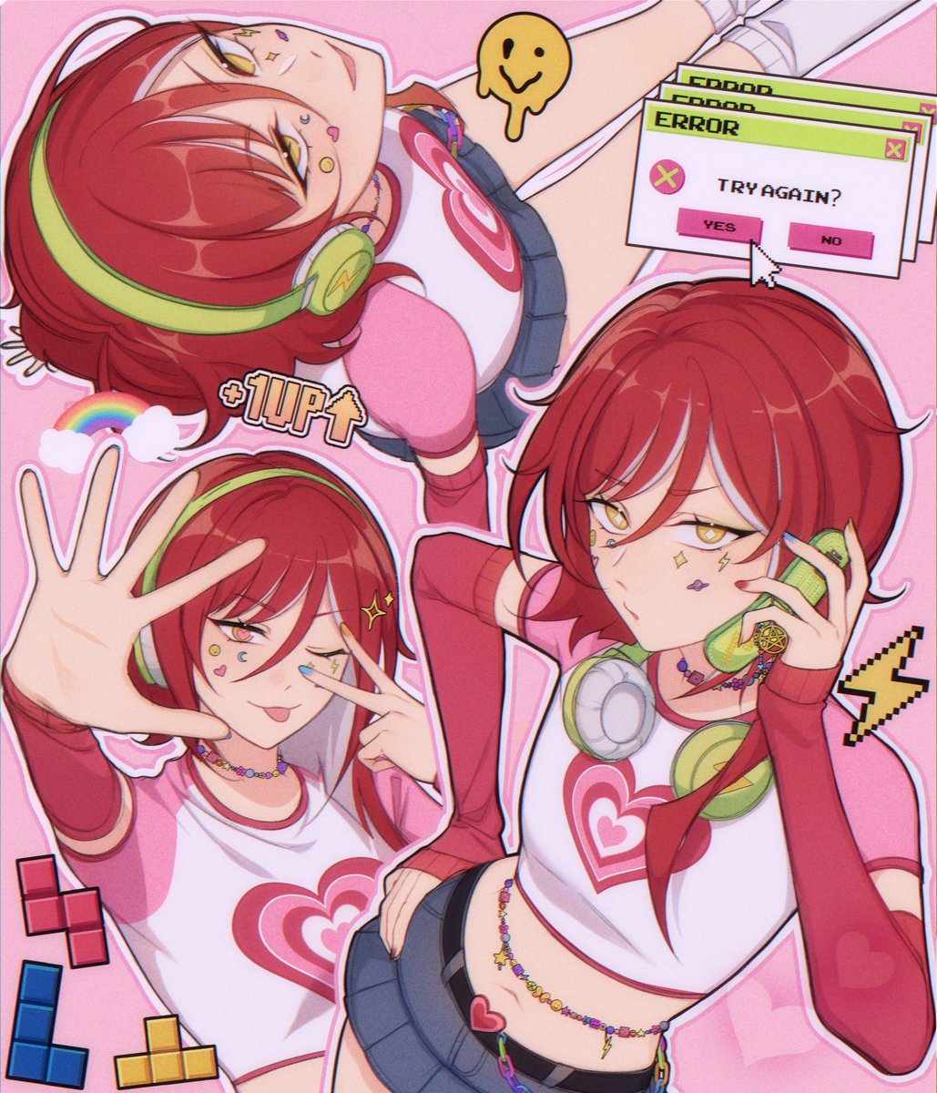 Lummy_Yummy's tweet photo. Y2K inspired natsume ❤️
※ 女体化 https://t.co/vCYaBdRjxr