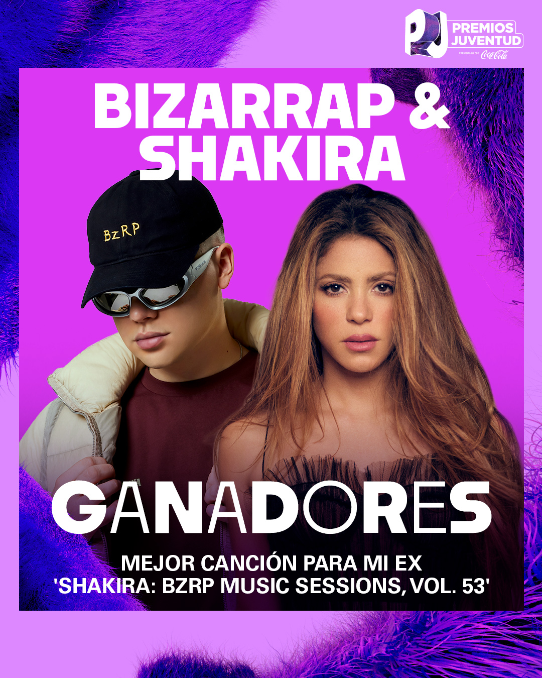 Premios Juventud on Twitter: "'Shakira: Bzrp Music Sessions, Vol. 53' de @ bizarrap y @shakira es la 'Mejor Canción Para Mi Ex' en #PremiosJuventud. ¡Felicitaciones! https://t.co/JGQ6BJj9nF" / Twitter