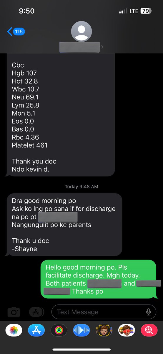 dashacorpuz's tweet photo. So since my whole family went on a 10-day trip abroad and ako lang naiwan at home, ako in charge to rounds all of my titas’ patients. 

As a G1 in her 3rd trimester, nakakapagod hahaha 🥲🥲🥲 https://t.co/qn8hQXYFDS