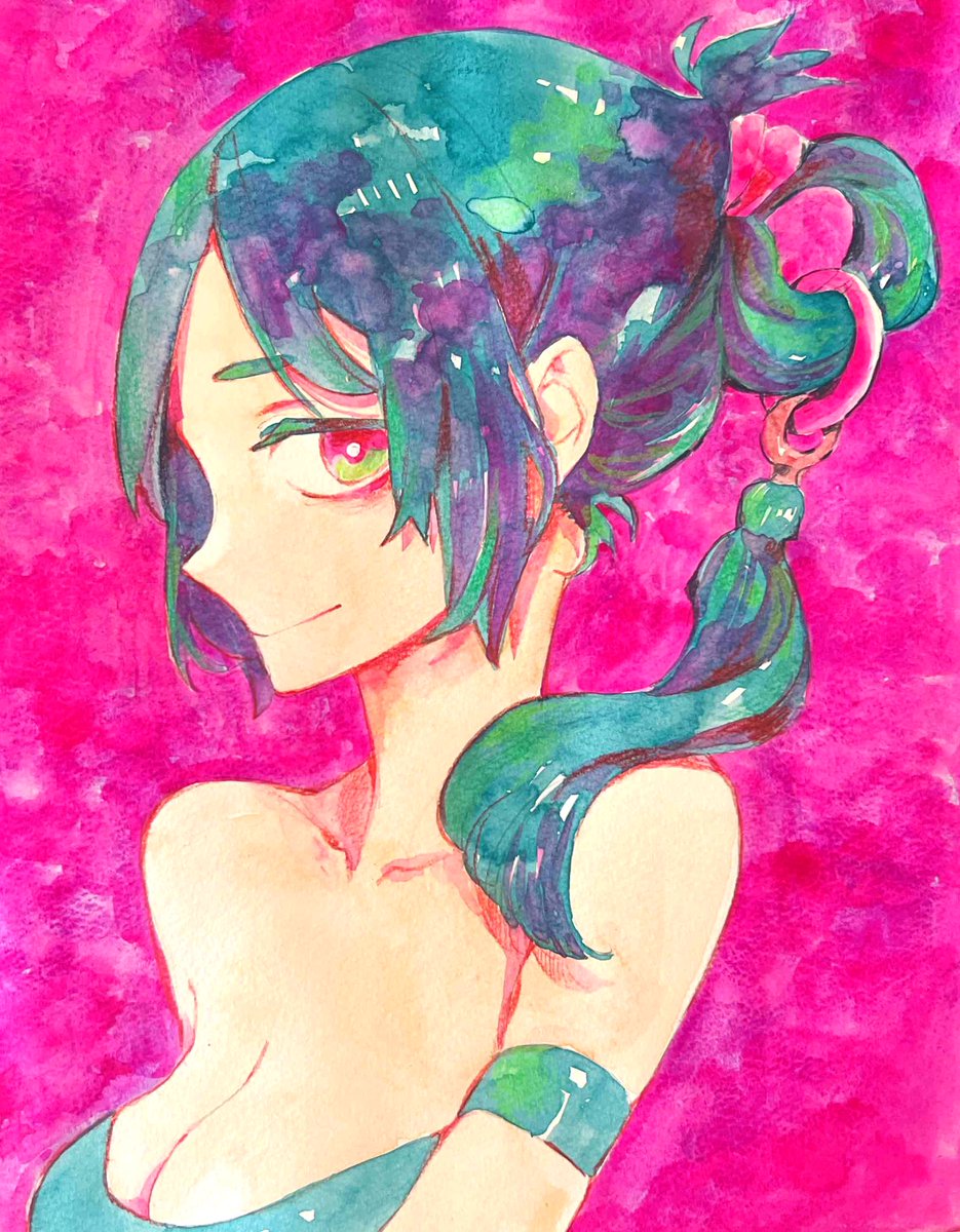 「水彩難しすぎて本当に泣く。」|鈴木小波とジャンプラ神食の料理人❹のイラスト
