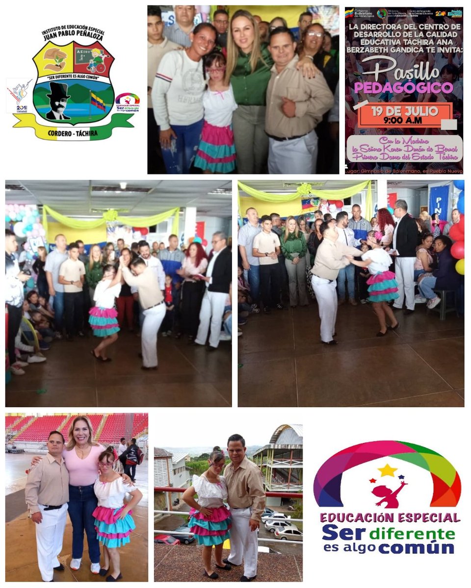 IEE Juan Pablo Peñaloza (@ieejuanpablop) on Twitter photo El <a href="/IEEJuanPabloP/">IEE Juan Pablo Peñaloza</a> presente "Pasillo Pedagógico". Con la participación de nuestros Escolares 💃🕺Año Escolar 2022-2023. 🇻🇪 <a href="/KaremDeBernal/">Karem Durán de Bernal</a> #CalidadEducativa
@MPPEDUCACION
<a href="/_LaAvanzadora/">Yelitze Santaella</a>
<a href="/FreddyBernal/">Freddy Bernal</a>
<a href="/Berzabethg1/">Berzabethgandicaoficial</a> <a href="/especialmppe/">Dir. General de Educ. Especial</a> <a href="/Div_Ini_Pri_Esp/">Divi. de Niños y Niñas ZET</a> <a href="/EeTachira/">Especial Tachira</a> <a href="/CDCETachira/">CDCE Táchira</a> El <a href="/IEEJuanPabloP/">IEE Juan Pablo Peñaloza</a> presente "Pasillo Pedagógico". Con la participación de nuestros Escolares 💃🕺Año Escolar 2022-2023. 🇻🇪 <a href="/KaremDeBernal/">Karem Durán de Bernal</a> #CalidadEducativa
@MPPEDUCACION
<a href="/_LaAvanzadora/">Yelitze Santaella</a>
<a href="/FreddyBernal/">Freddy Bernal</a>
<a href="/Berzabethg1/">Berzabethgandicaoficial</a> <a href="/especialmppe/">Dir. General de Educ. Especial</a> <a href="/Div_Ini_Pri_Esp/">Divi. de Niños y Niñas ZET</a> <a href="/EeTachira/">Especial Tachira</a> <a href="/CDCETachira/">CDCE Táchira</a>