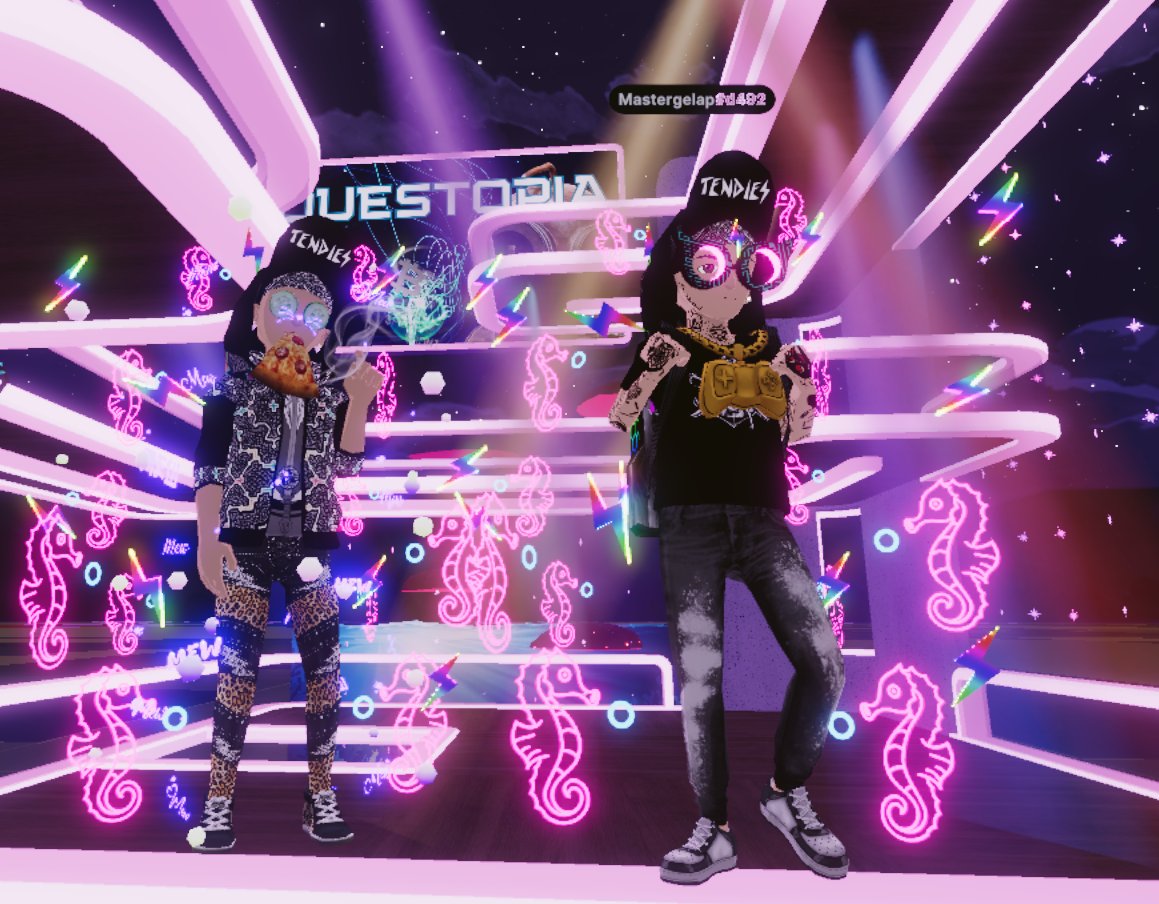 DOCTORdrippNFT's tweet photo. Aura stacking at @DollhouseDCL as week 2 of the @DCLBabyDolls #Questopia series comes to a close!

Come to -100,-100 to hang and catch @Defector_Dan https://t.co/1q7VP56Exk