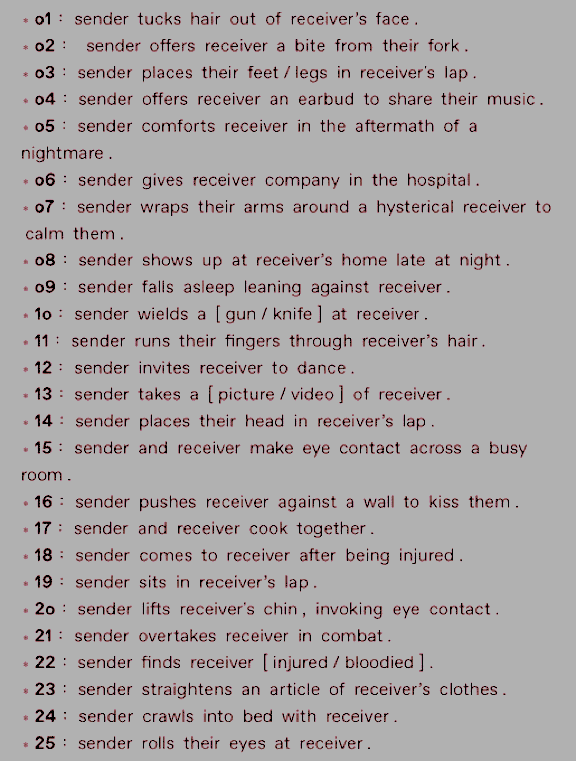 lostlovesick's tweet photo. random  starter  prompt  !  ♡
⠀⠀⠀⠀⠀⠀⠀⠀⠀⠀⠀⠀⠀⠀⠀⠀⠀⠀⠀⠀⠀⠀
send  ʻ  +reverse  ʼ  to  reverse  the  prompts.  either  one  of  us  be  the  sender  and  the  other  will  be  the  receiver. https://t.co/7jpMNoD6LI