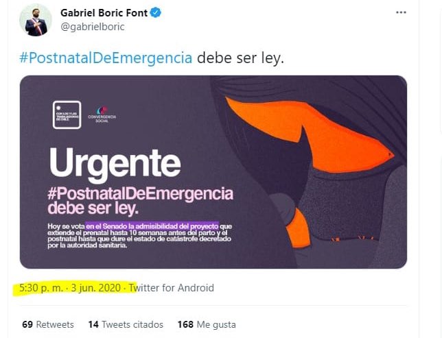 HCarvajalRoa's tweet photo. Somos #54.969 personas q no olvidaremos que este @gobierno le ha dado la espalda a los niñ@s que tanto prometieron cuidar @GabrielBoric @GiorgioJackson @camila_vallejo el #PostnatalDeEmergencia nunca les importó, jugaron con la necesidad de las madres y con la vida de los niñ@s‼️ https://t.co/UJhPplhewg