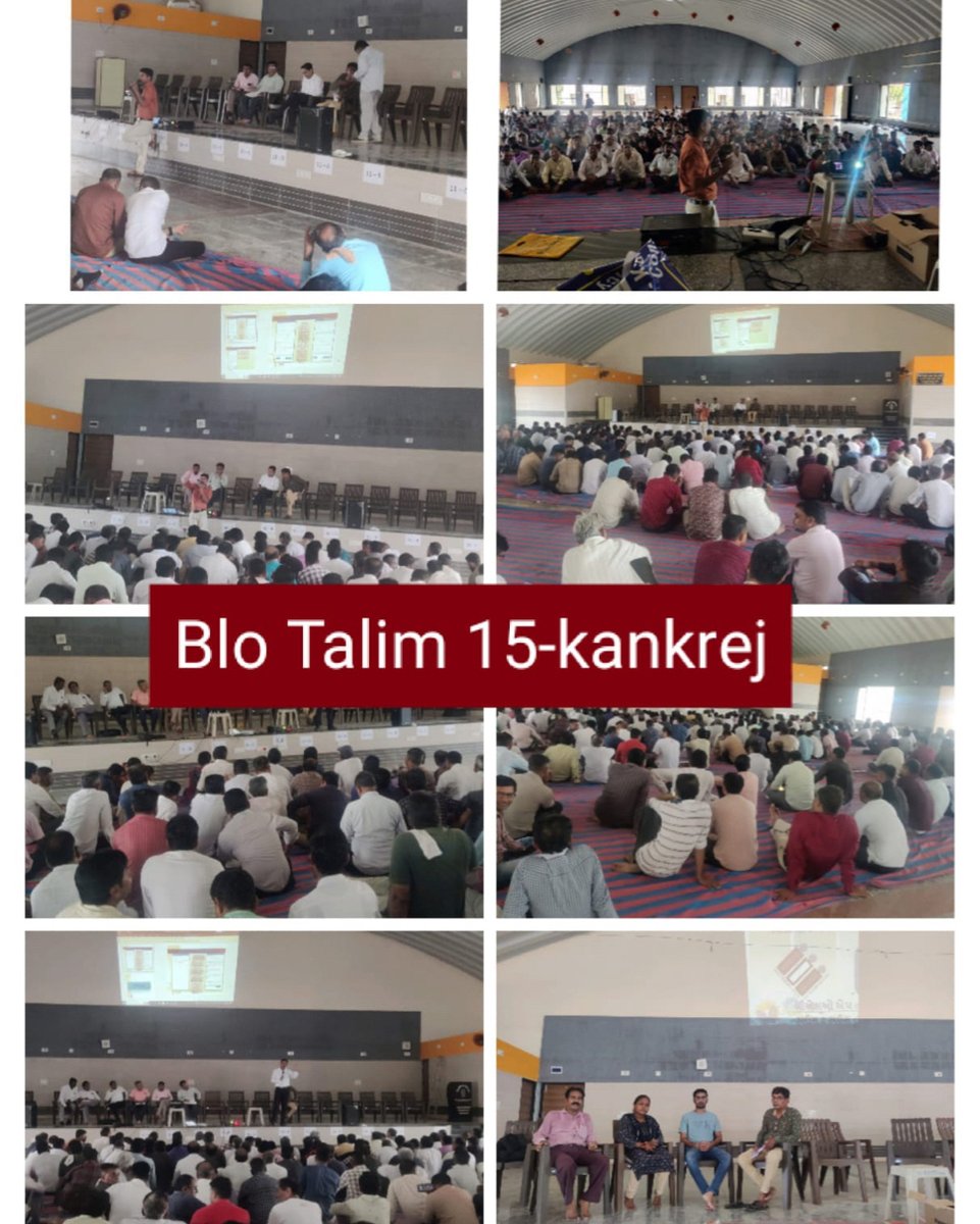 Deo_Banaskantha's tweet photo. 15-Kankrej BLO Training 
02-Banaskantha
#blo #eci https://t.co/gkAWHNLz7V