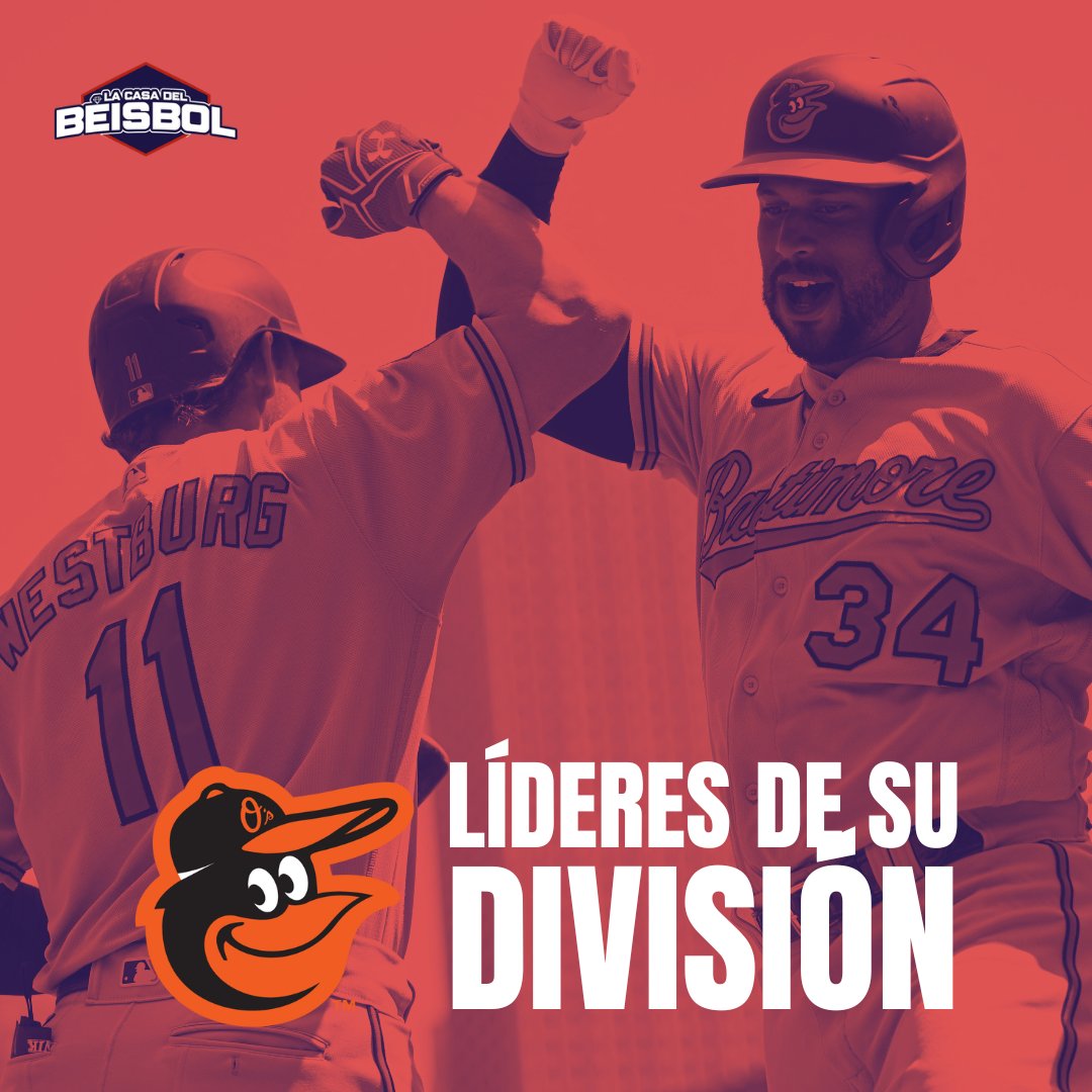 HACE FRÍO EN LA CIMA 🥶⚾️ Los Orioles de Baltimore son los nuevos líderes del Este de la Liga Americana arrebatándole el puesto a los Rays de Tampa Bay 😱. Somos #LaCasaDelBeisbol