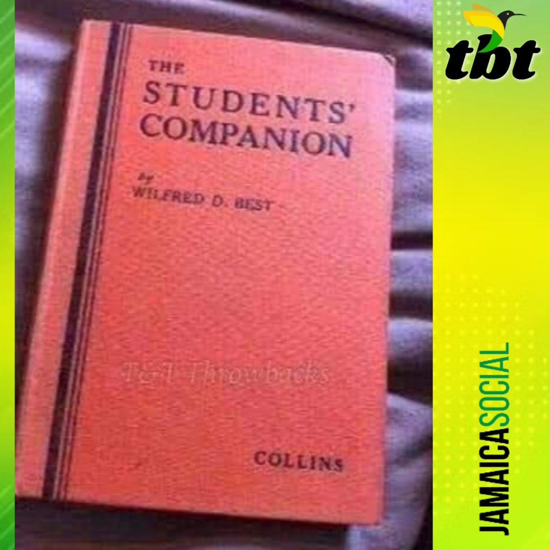 CassiusWatson's tweet photo. Have you ever used any version of this very iconic text book? ๐๐ค
#throwbackthursday
#tbt #backtoschool #studentscompanion
#schoolbook #Jamaican #newshound #Jamaica #jamaicasocial https://t.co/RFlldVNJxJ