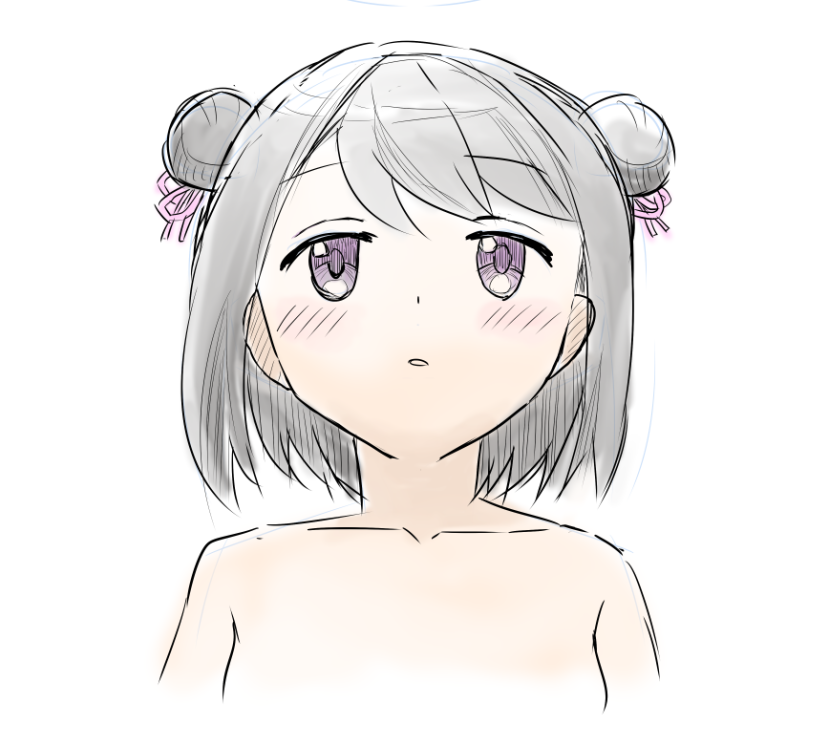 「今さっと描かれちゃった黒江ちゃん 」|ウサ小のイラスト