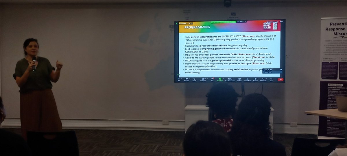 DeanMohseen's tweet photo. The UNDP Pacific Multi Country Office received Gender Equality Gold Certificate Seal today. Thrilled that @UNDPAccLabFiji was part of the journey and supported the achievement, and as well received special recognition from the appraisal team for our contributions. @UNDPAccLabs https://t.co/D9CkWe8SEa