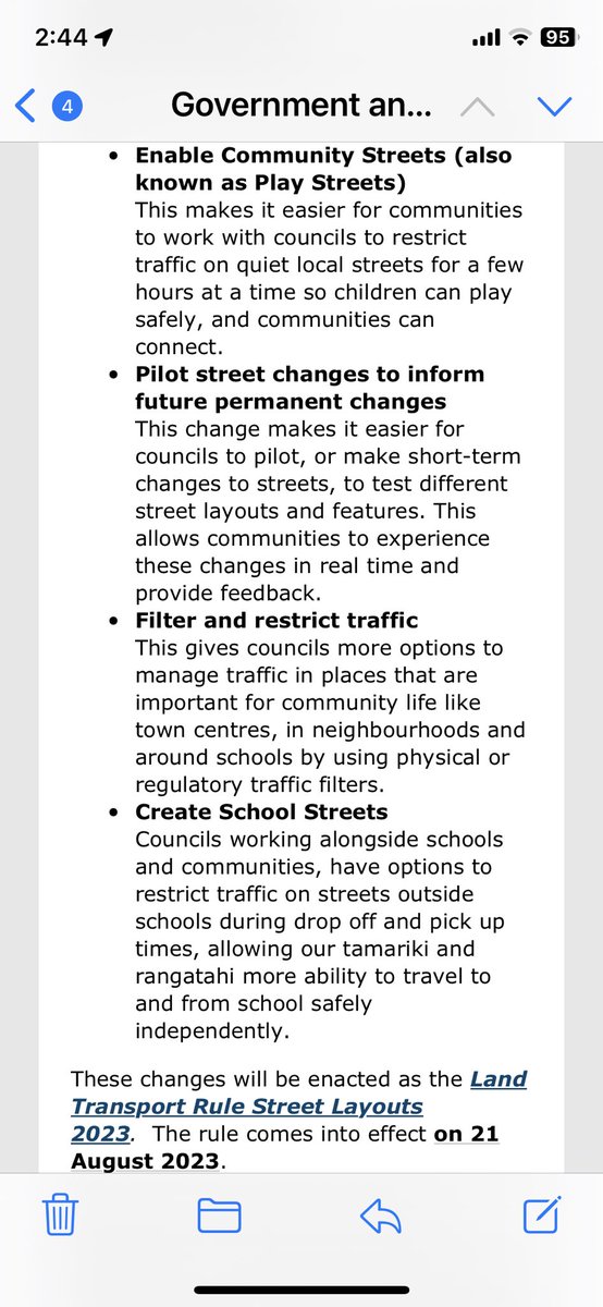 Looks good:  Minister of Transport, David Parker, has today announced the final Reshaping Streets package of regulatory changes, which will give councils and communities more options to improve urban spaces and encourage healthier, safer and more sustainable travel.