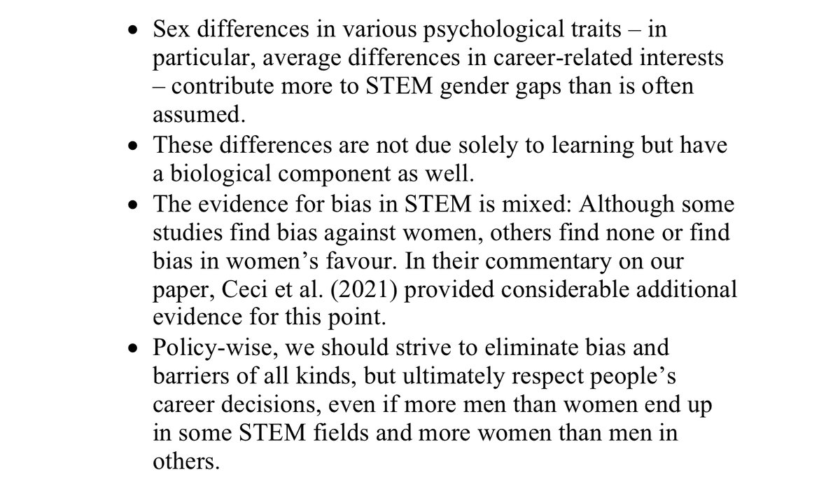 Koenfucius 🔍 (@koenfucius) on Twitter photo A very nice example of how good science is done—through robust argument and counterargument.
Here @stevestuwill and <a href="/lewis_halsey/">Lewis Halsey</a> respond to a critique on an earlier paper, in which they presented a nuanced analysis of gender imbalance in STEM occupations: buff.ly/3OnrQpe A very nice example of how good science is done—through robust argument and counterargument.
Here @stevestuwill and <a href="/lewis_halsey/">Lewis Halsey</a> respond to a critique on an earlier paper, in which they presented a nuanced analysis of gender imbalance in STEM occupations: buff.ly/3OnrQpe
