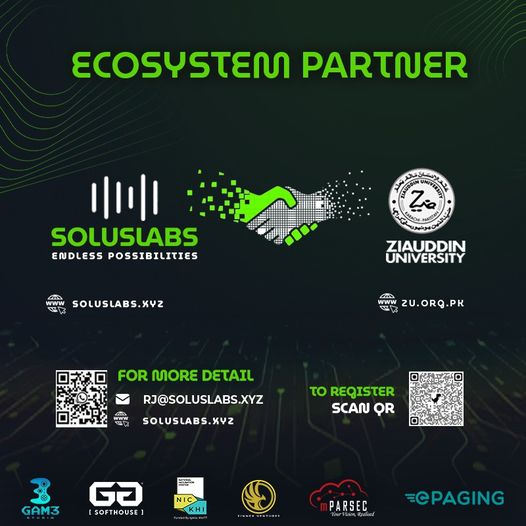 SolusLabsVC's tweet photo. 📢 Exciting Announcement! 🤝

We are pleased to Welcome @Zuedu Ziauddin University In Solus Labs Hackfest 2023 South East Asia

#incubation #startups #fundraising #Web3Startup #HackFest #IncubationProgram #Entrepreneurship #Web3Revolution https://t.co/gXNRhVu1lA