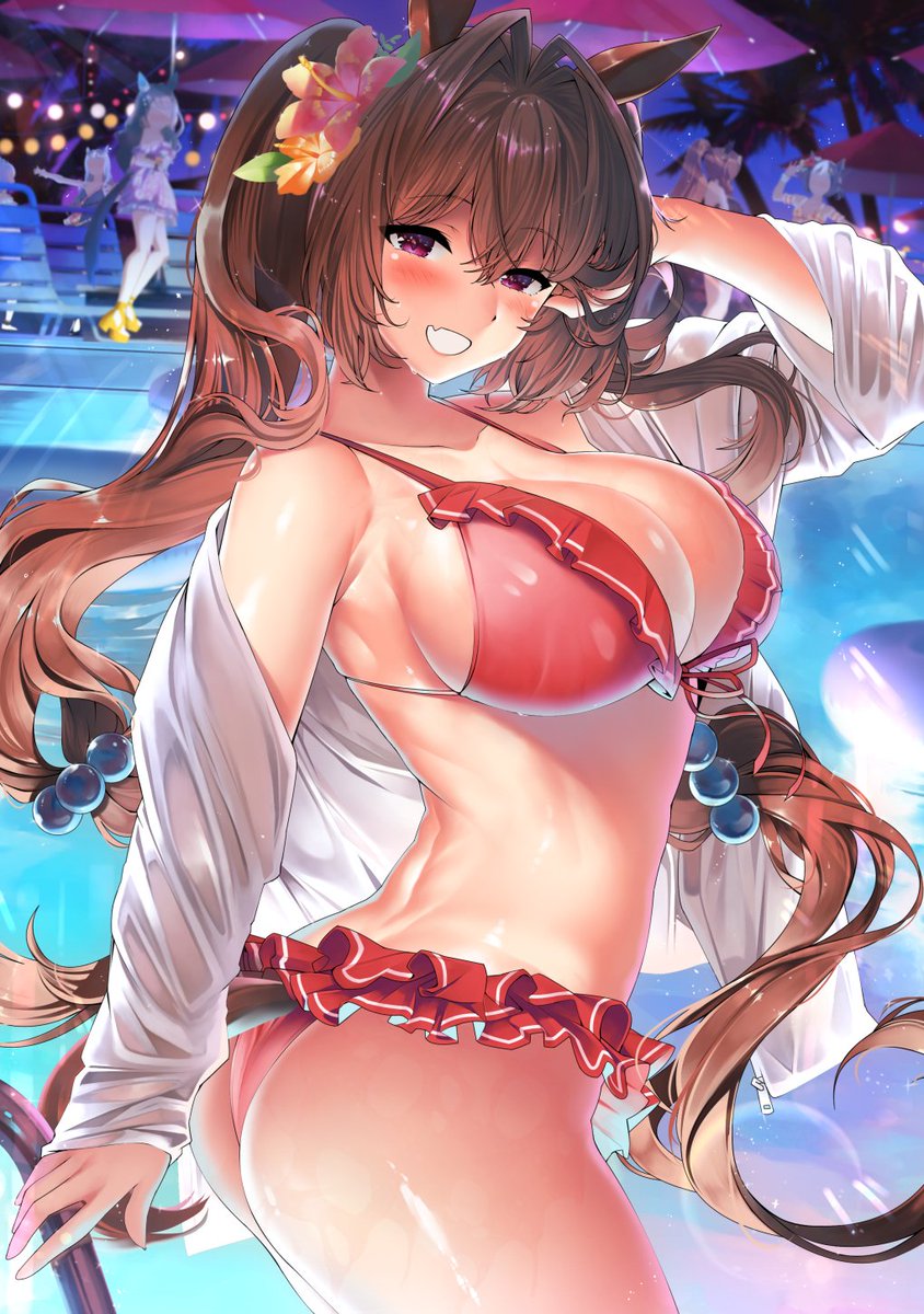 ナイトプールダスカ
#ウマ娘 #ダイワスカーレット #ダスカ 