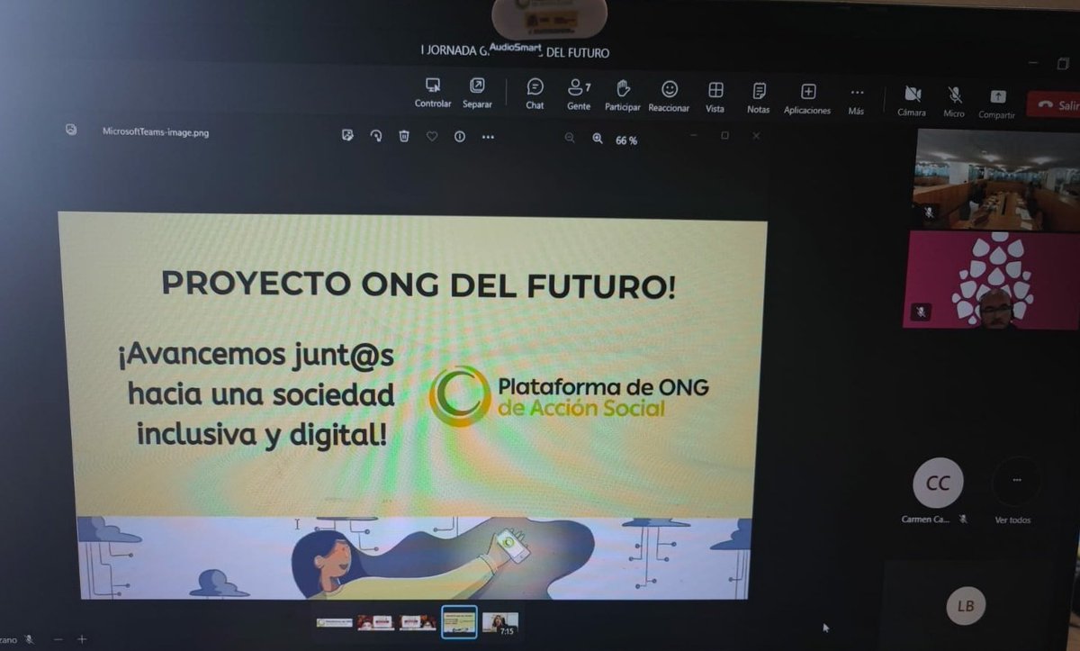 PlataformadeONG's tweet image. Iniciamos la primera jornada del Grupo la #ONGdelFuturo para avanzar juntas hacia una sociedad inclusiva y Digital para todo el tercer sector 🙌 #TransformacionDigital3Sector