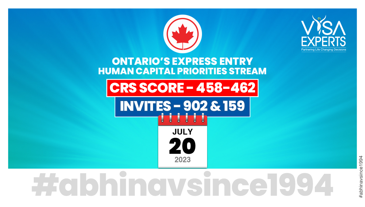 VisaExperts_'s tweet photo. For more information call us at +91-8595338595 or drop an email to us at web@visaexperts.com
#ontariopnp #ontarioimmigrantnomineeprogram #oinp #ontarioexpressentry #ontariohumancapitalprioritiesstream #skilledworkerstream #abhinavsince1994 #visaexperts https://t.co/uRhb7U1upl