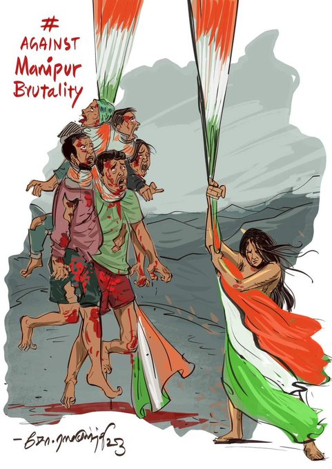 #ManipurViralVideo Hello India,Bye Bye Modi, Useless CM Biren Singh, Budda PM Modi what are doing is this India as cultural state 🙏