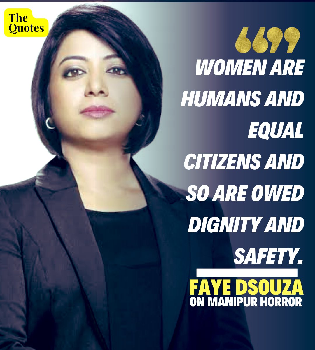 TheQuotesLive's tweet image. Some hard-hitting take on Manipur horror 👉
Follow @thequotes_digital for more updates coming your way 👆
#Manipur #Latestdevelopment